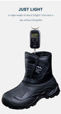 Winter Snow Boots Waterproof Men's Warm Plush Snow Lightweight Outdoor Slip-resistant Shoes MartLion   