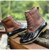 Winter Women Snow Boots PU Leather Hiking Shoes Thick Plush Super Warm Anti-Slip Sports Casual MartLion