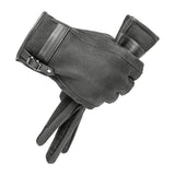 Winter Men's Cycling Gloves Outdoor Running Motorcycle Touch Screen Fleece Gloves MartLion grey One Size 