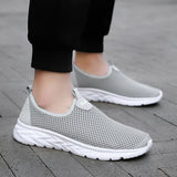 Shoes for Men Slip on Casual Breathable Mesh Outdoor Non Slip Lazy Shoes Lightweight  Men Shoes MartLion   