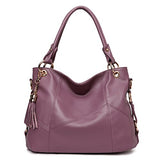 Women Messenger Bags Women Leather Handbag Crossbody Bags Ladies Designer Shoulder Tote Top-handle Vintage Mart Lion Lavender  NB83  