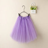 Women Summer Vintage Tulle Skirt Adult Fancy Ballet Dancewear Party Costume Ball Gown Mini Skirt MartLion light purple One Size 