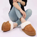 Thick Sole Women Slippers Winter Warm Home Shoes  Women MartLion   