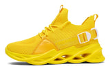 Men's Running Sneakers Breathable Non-slip Shoes Lightweight Tennis Fluorescent MartLion G133-yellow EU36 