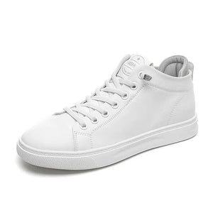 Spring Summer Shoes Women Sneakers Genuine Leather White Cowhide Ladies Flat Casual Soft Footwear MartLion   