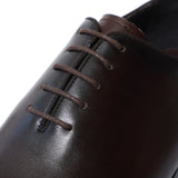 Classic Handmade Men's Dress Shoes Office Lace-Up Genuine Leather Whole Cut Round Toe Oxford Wedding Formal Shoes MartLion   