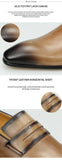 Men's Loafers Cowhide Wear-resistant and Leather Shoes Dress Office Formal Shoes Leather MartLion