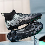 Football Boots Men's Futsal Soccer Shoes Centipede Kids Sneaker Studded Soccer Cleats Mart Lion see chart 10 38 