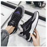  Breathable Men's Sport Sneakers Adults Trainers Athletic Outdoor Walking Fitness PU Casual Shoes Zapatillas Hombre Mart Lion - Mart Lion