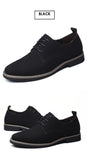 Men's Casual Lace-up Shoes Suede Leather Light Driving Flats Classic Outdoor Oxfords Mart Lion   