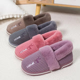 Home Fur Shoes For Women Winter Fuzzy Fluffy Slippers Men's Indoor Outdoor Plush House Shoes With Padded Fur Slippers MartLion   