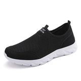 Men's Sneakers Lightweight Shoes Flat Slip On Walking Quick Drying Wading Loafers Summer Mart Lion Black White 38 
