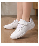 Children's competitive aerobics shoes White cheerleading shoes Training competition shoes Artistic gymnastics Square MartLion   