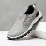 Men's Shoes Casual Shoes Walking Sneakers Slip On Loafers Lightweight Moccasin Footwear MartLion Gray 39 