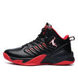 Men's Basketball Shoes Breathable Cushioning Non-Slip Wearable Sports Shoes Gym Training Athletic Basketball Sneakers for Women MartLion 9136blackred 40 