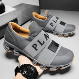 Black Sneakers Men's Breathable Weave Blade Shoes Trainers Non-slip Casual Sneakers Zapatillas De Hombre MartLion   