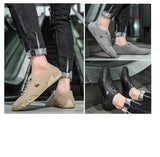 Men's Casual Shoes Luxury Brand Casual Slip on Formal Leather Loafers Moccasins Driving Mocasines MartLion   