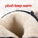 Men's Boots Winter Shoes Warm Snow Mid-calf Warm Thick Plush Winter Women Cotton MartLion   