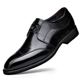 Men's Dress Shoes Patent Leather Brogue Formal Wedding Party Office Oxfords Moccasins MartLion   