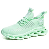 Kids Breathable Running Sneakers For Women Low Top Men's Sports Shoes Mesh Jogging Children Casual MartLion G101-Green 30 