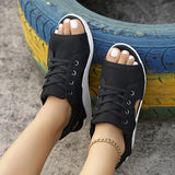 Sandals Lady Platform Chunky Women's Open Toe Casual Summer Sports Shoes MartLion   