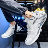  Spring Men's Blade Running Shoes Breathable Sneakers Jogging Antiskid Damping Sports Training Zapatillas Mart Lion - Mart Lion