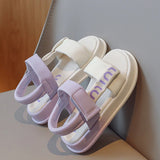 Girls Candy Color Summer Sandals Little Princess Open Toe Beach Sandals Baby Soft Thick Sole Shoes MartLion   