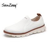 Men's Slip On Mesh Shoes Casual Summer Breathable Slip-ons Loafers Sneakers MartLion   