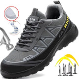 Electrician Safety Shoes Men's Insulated 6KV Work Safety Boots Plastic Toe Work Puncture Proof Sneaker Breathable MartLion   