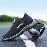 Slip-on Non-slip Men's Outdoor Sports Sneakers Father Shoes Walking Driving Fitness Training Jogging Casual Footwear Mart Lion   