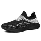 Woman Sneakers Casual Lightweight Breathable Mesh Socks Sport  Shoes Walking Outdoor Hiking MartLion black 36 