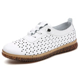 Women Sneakers Casual Shoes Leather Lightweight Designer Loafers Breathable Slip on Flat MartLion   