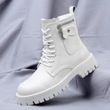 Men's English Style Thick Sole Design Men Boots Layer Leather Casual Boots MartLion