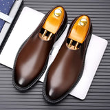 Italian Formal Shoes Mens Dress Shoes Business Leather Wedding Dress Man Oxford Shoes For Men MartLion   