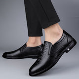 Cow Leather Dress Shoes Men's Loafers Super Soft Moccasins Footwear Formal Social Oxfords Mart Lion   