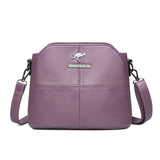 Women Bag Shoulder Crossbody Messenger Bag Female Handbag Luxury Designer Mom Small Bag Satchels Mart Lion Lavender  