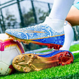 Men's Women Professional Football Boots Long Spikes Match Sport Training Non-Slip Ultralight MartLion   