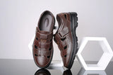 Men Soft Sandals Men Summer Shoes Leather Sandals Sandals Men Roman Breathable MartLion   