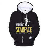 Movie Scarface 3D Print Hoodie Sweatshirts Tony Montana Harajuku Streetwear Hoodies Men's Pullover Cool Clothes Mart Lion   