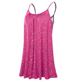 Women's Summer Casual Vest Sleeveless Bohemian Print Loose Tank Large Dress MartLion   