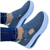 Red Sneakers Women Shoes Woman Tennis Canvas Female Casual Ladies Sport Platform Sneaker Hollow Out MartLion   