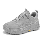 Thick Soles Outdoor Hiking Shoes Non-slip Trainers Wear-resistant Tide Casual Walking Men's Shoes Comfort Sneaker MartLion GRAY 39 