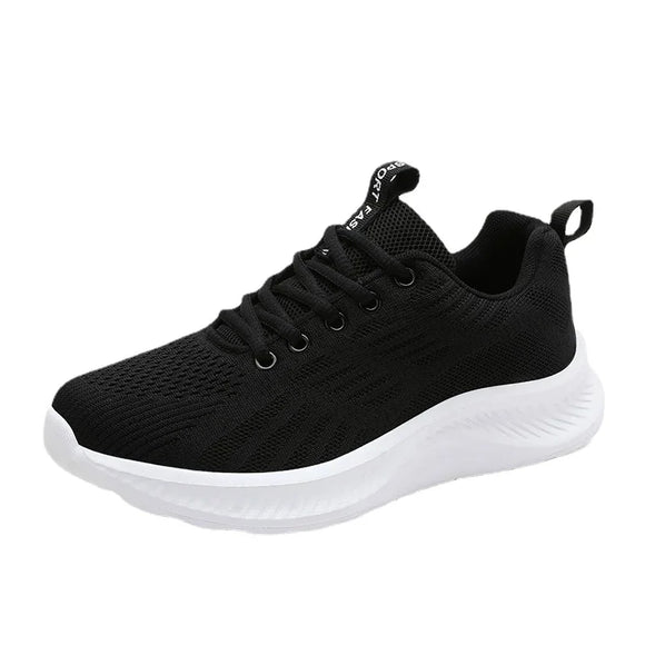 Women's Sneakers Running Shoes Casual Athletic Trainer Sports Footwear MartLion Black 36 