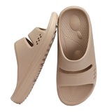 Flat Sandals For Women Orthopedic Sandals Arch Support Slides Soft Cloud Slippers Bathroom Shoes Home Shower MartLion Khaki 40 CHINA