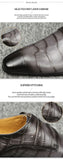 Luxury Designer Monk Shoes Men's Side Buckle Leather Casual Dress Pointed Toe Slip-on Closure Style Sapatillas Hombre MartLion   