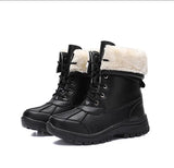 Women's Snow Boots Rubber Ducks Winter Warm Plush Lined Waterproof Platform Shoes High-barreled Mujer MartLion   