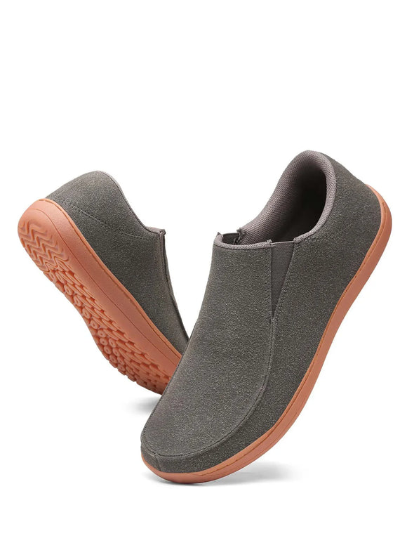 Casual Shoes Men's Sneakers Outdoor Non-slip Canvas Footwear Loafers Lightweight Wide Barefoot MartLion dark grey 44 