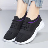 Ladies Sports Shoes Women's Trendy Casual Soft Bottom Running Mart Lion Cf206 Black 35 