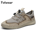 Breathable Men's Casual Sneakers Slip On Walking Shoes Outdoor Sport Footwear Durable Rubber Hiking Running Zapatos Mart Lion   