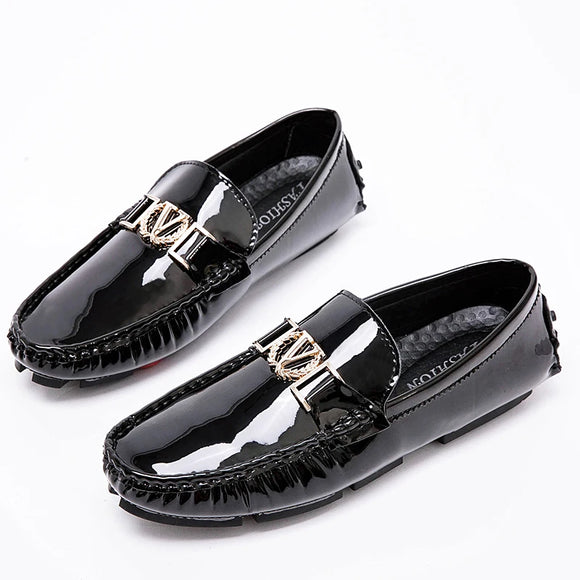 Men's Women Leather Designer Casual Shoes Luxury Loafers Driving Footwear MartLion   